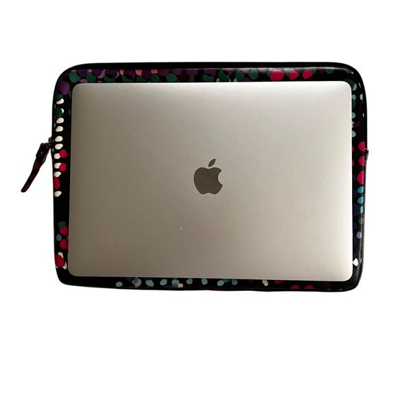 Kate Spade Retired Laurel Way Dotty Plaid 13" Padded Laptop Sleeve - Picture 12 of 12